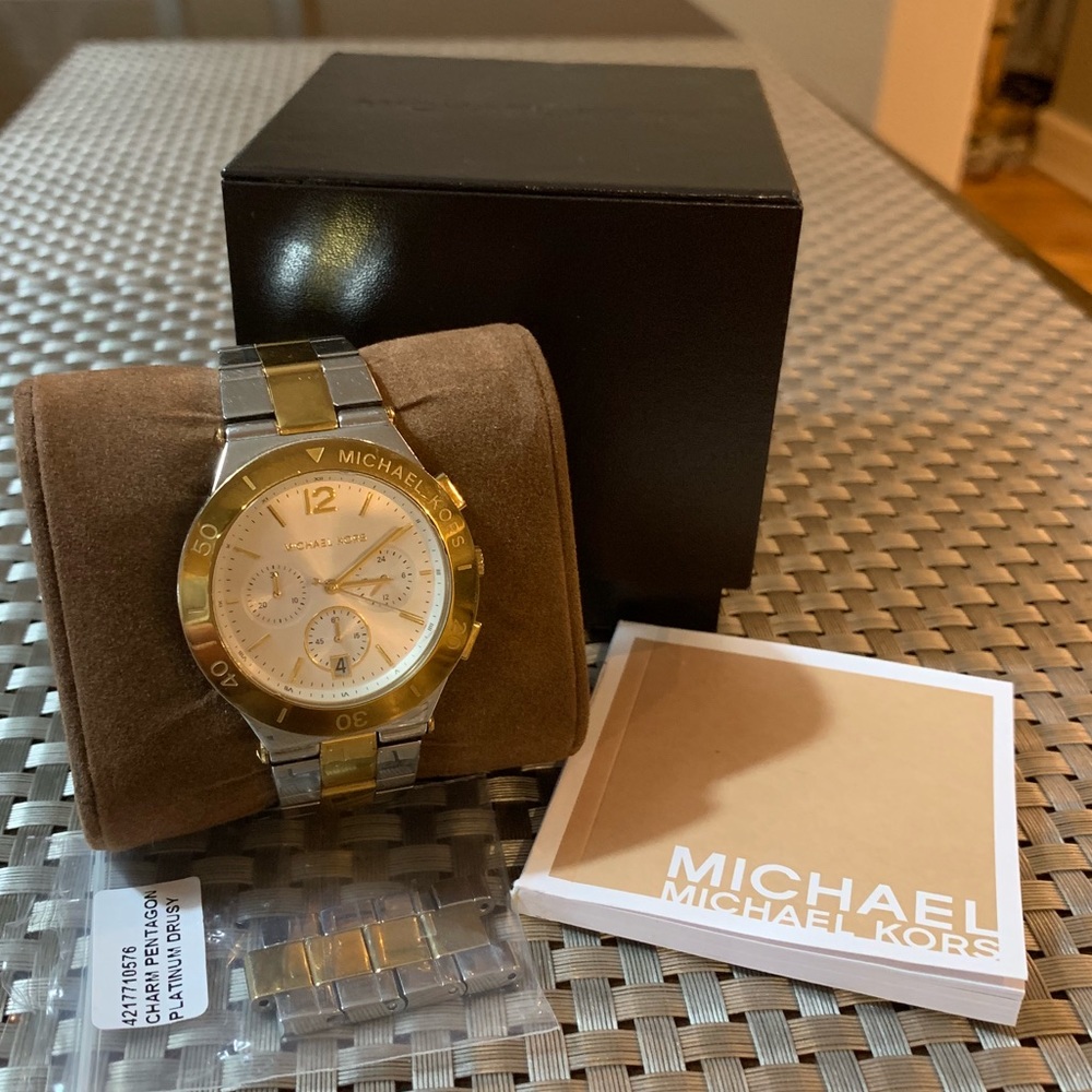 Michael Kors two tone watch MK5934